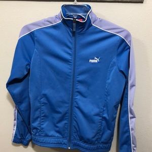Purple and blue puma jacket